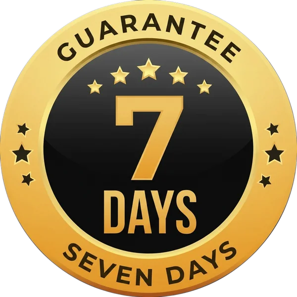 7-day guarantee badge